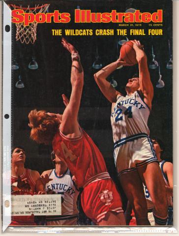 1975 Sports Illustrated magazine basketball Kent Benson Indiana Hoosiers GOOD 
